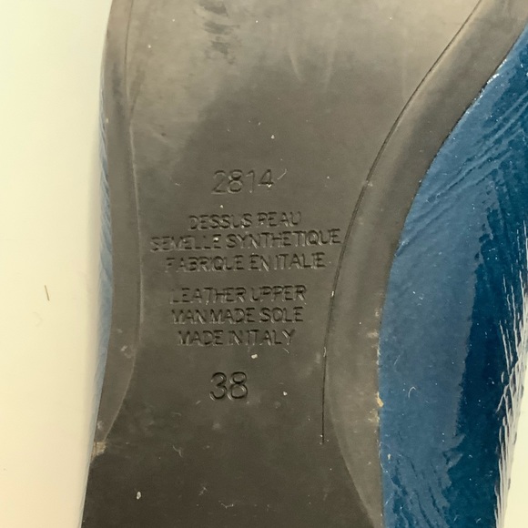 Bellofatto Size 38 EU Navy/Marine Blue Leather Shoes in excellent condition! - Picture 4 of 5